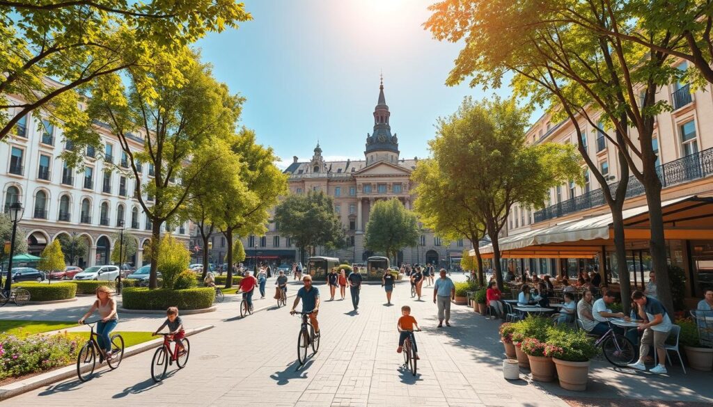 Autofreie Stadtzone