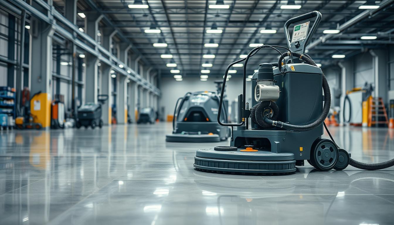 Moderne Bodenreinigungstechnik für gewerbliche Nutzung