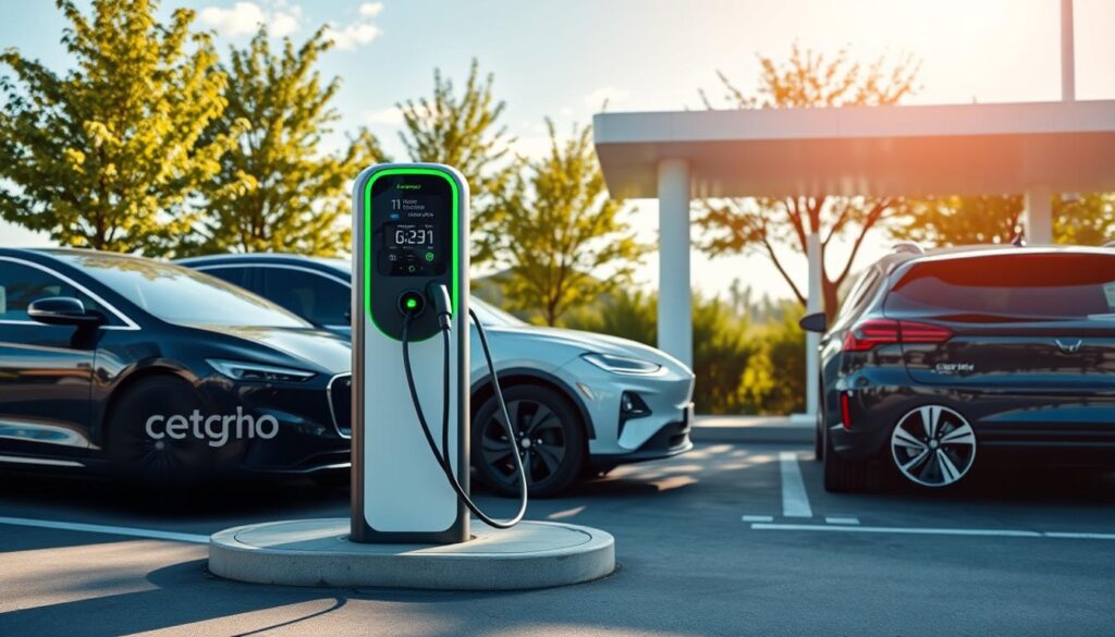 Elektroauto Ladestation Schnellladen