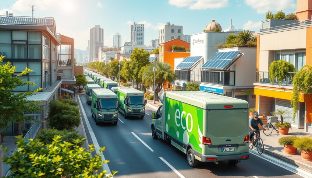 Emissionsfreie Auslieferung in Städten
