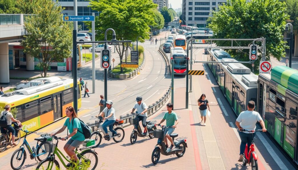 Mobilitätshubs für urbanen und regionalen Verkehr