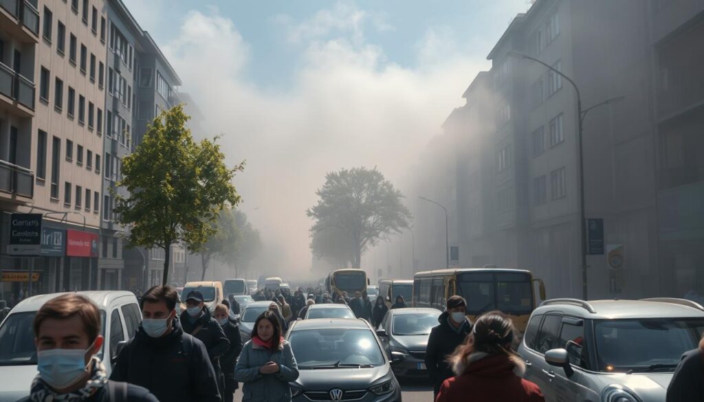 Luftverschmutzung in Städten