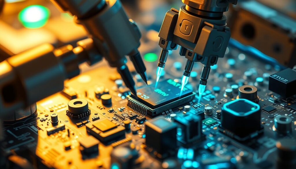 Miniaturisierung elektronischer Bauteile durch Nanoroboter