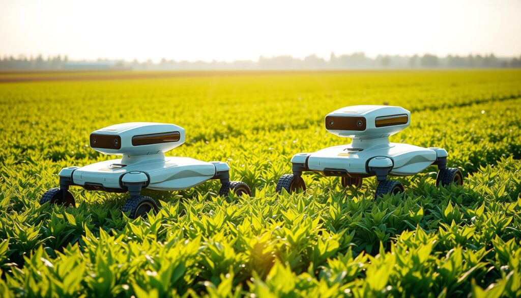 Selbstfahrende landwirtschaftliche Roboterfahrzeuge