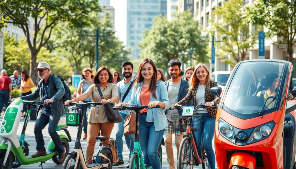 gemeinsame Mobilitätsdienste