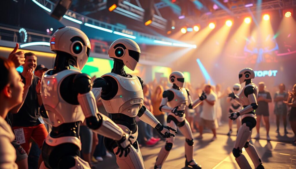 unterhaltung mit robotern